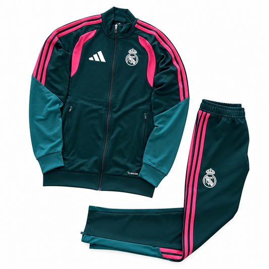 Tuta Adidas Real Madrid Verde e Rosa