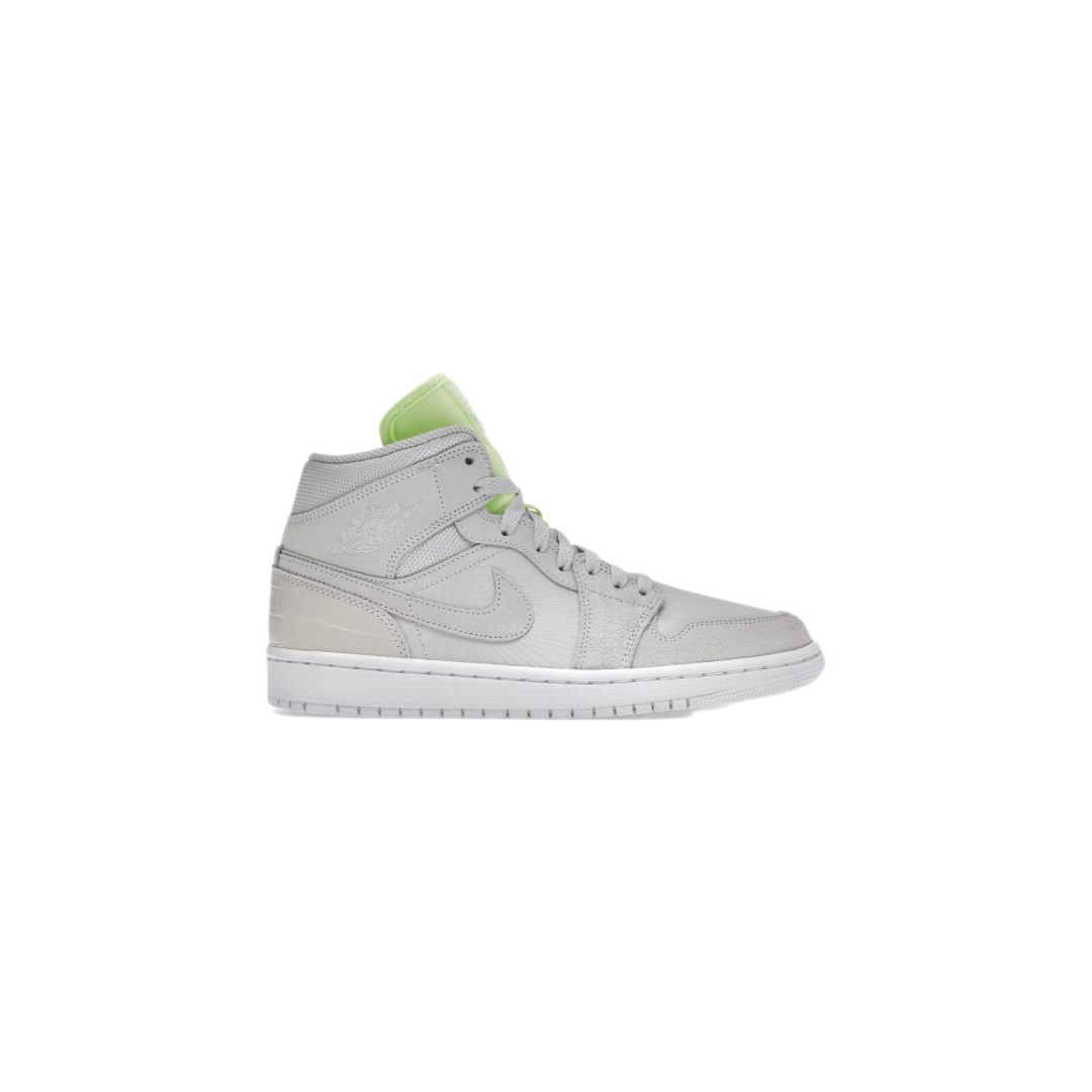 jordan 1 mid vast grey ghost green