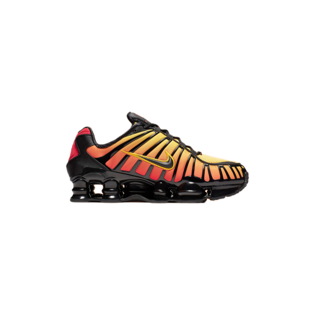 nike shox tl black orange