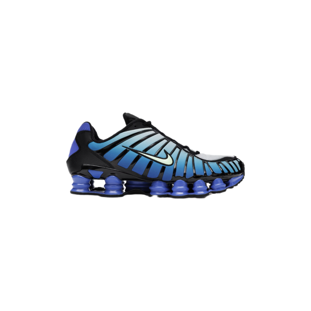 nike shox tl black blue