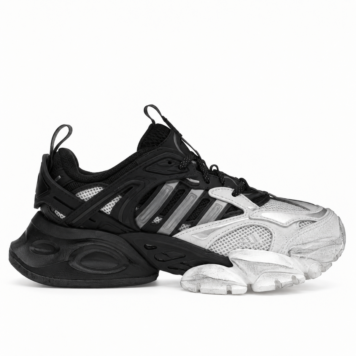 adidas xlg runner black white