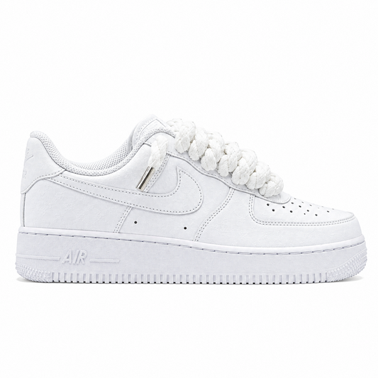 Air Force 1 White Custom Rope Laces White