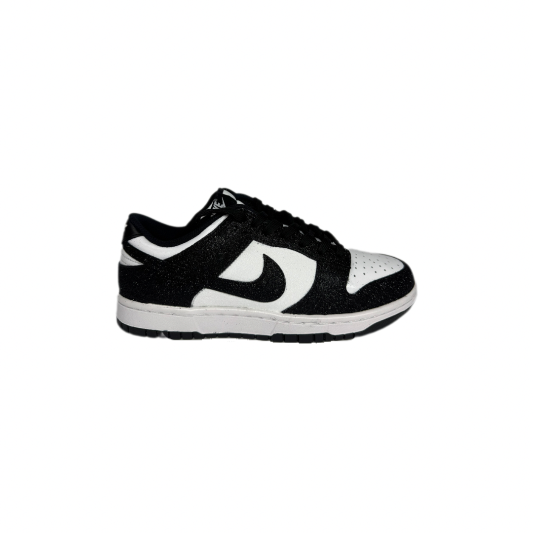 dunk low panda custom glitter