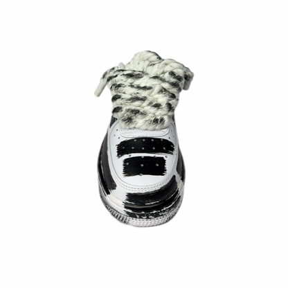 Air Force 1 White Custom Rope Laces Paint