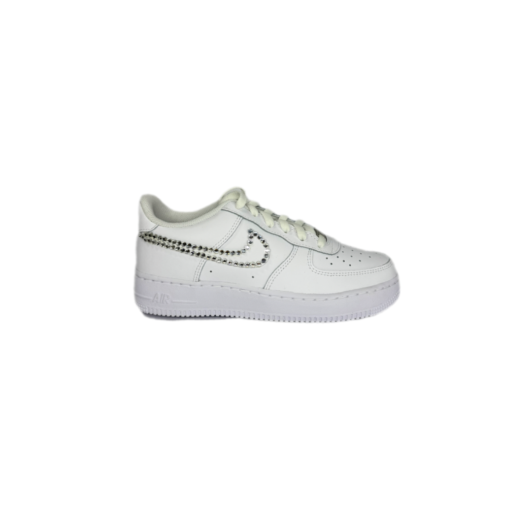 air force 1 white custom strass