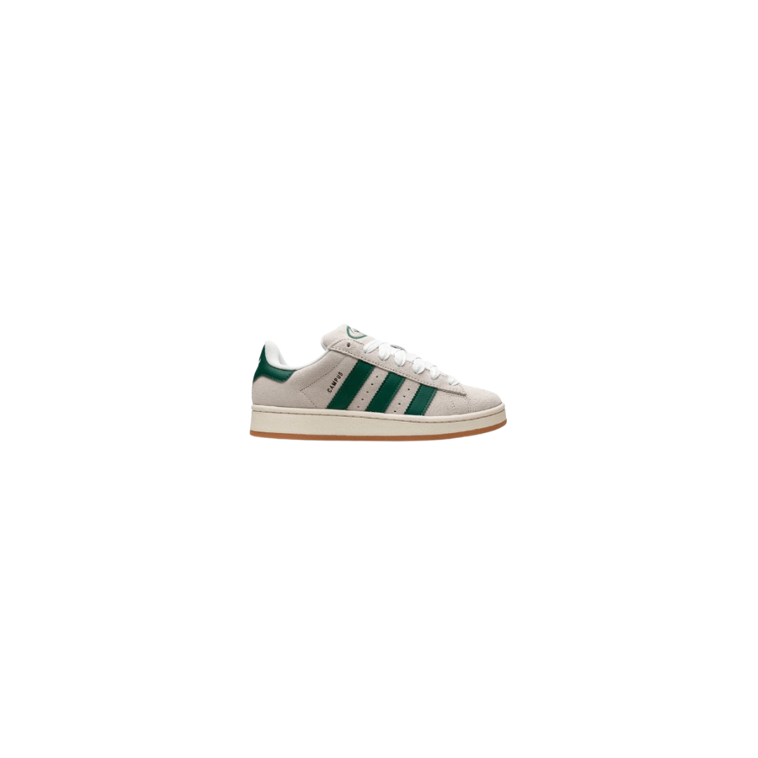 campus 00s crystal white dark green