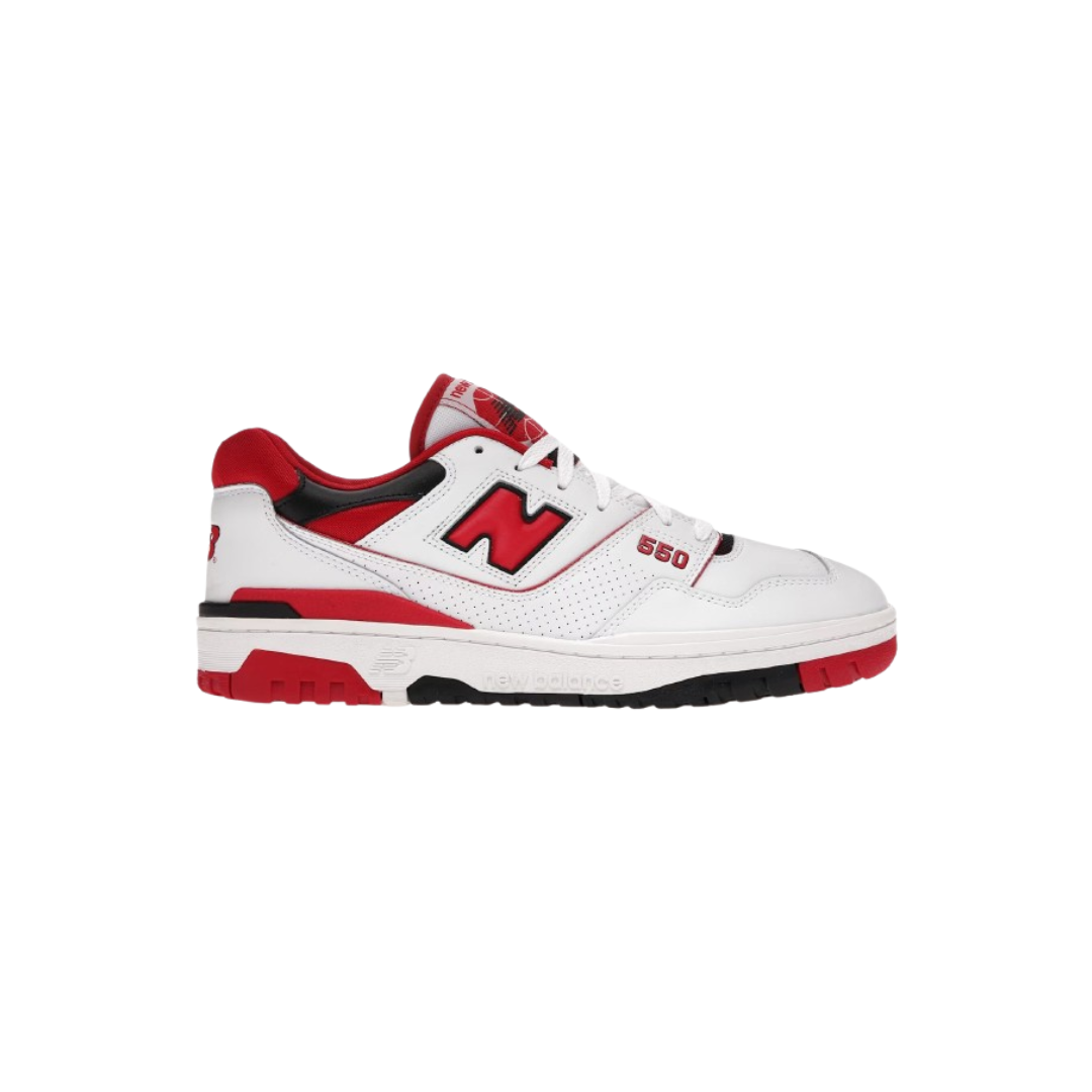 new balance 550 white red