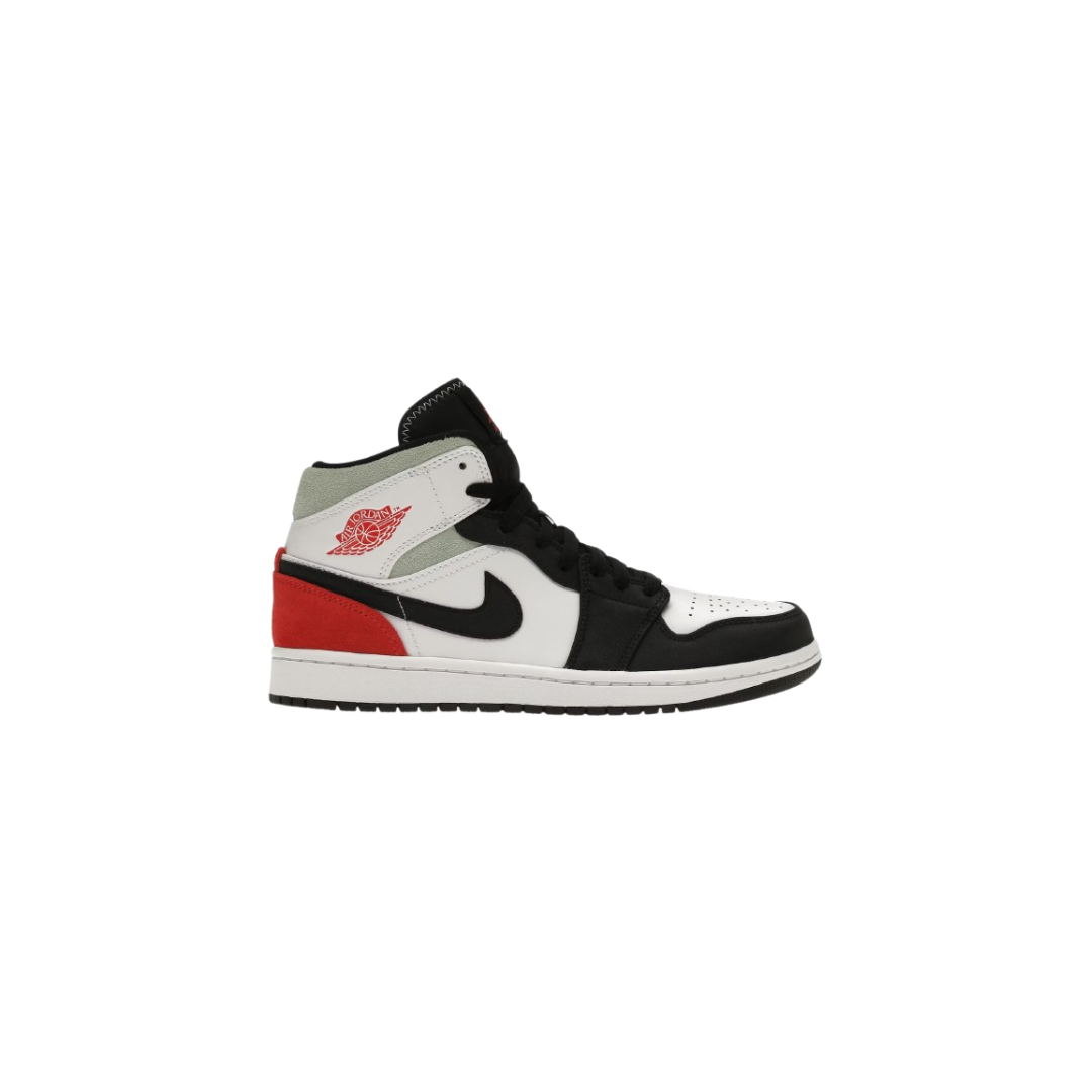 jordan 1 mid red black toe