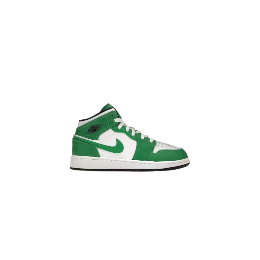 jordan 1 mid lucky green