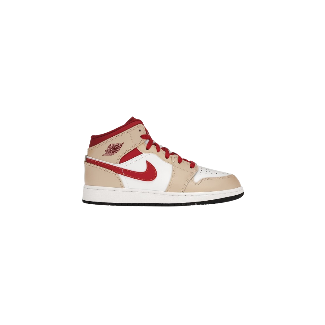 jordan 1 mid beige red