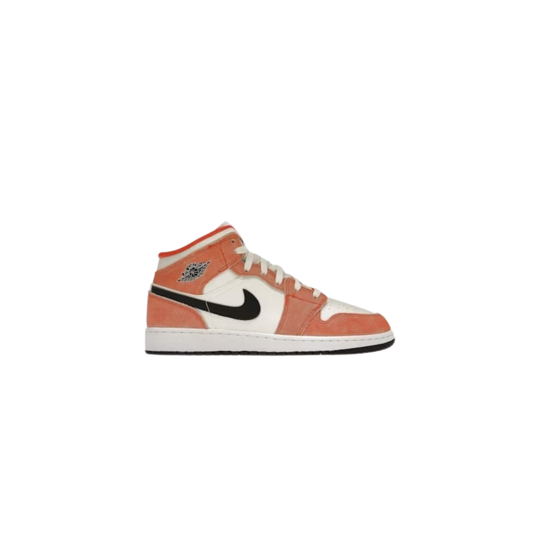 jordan 1 mid orange suede