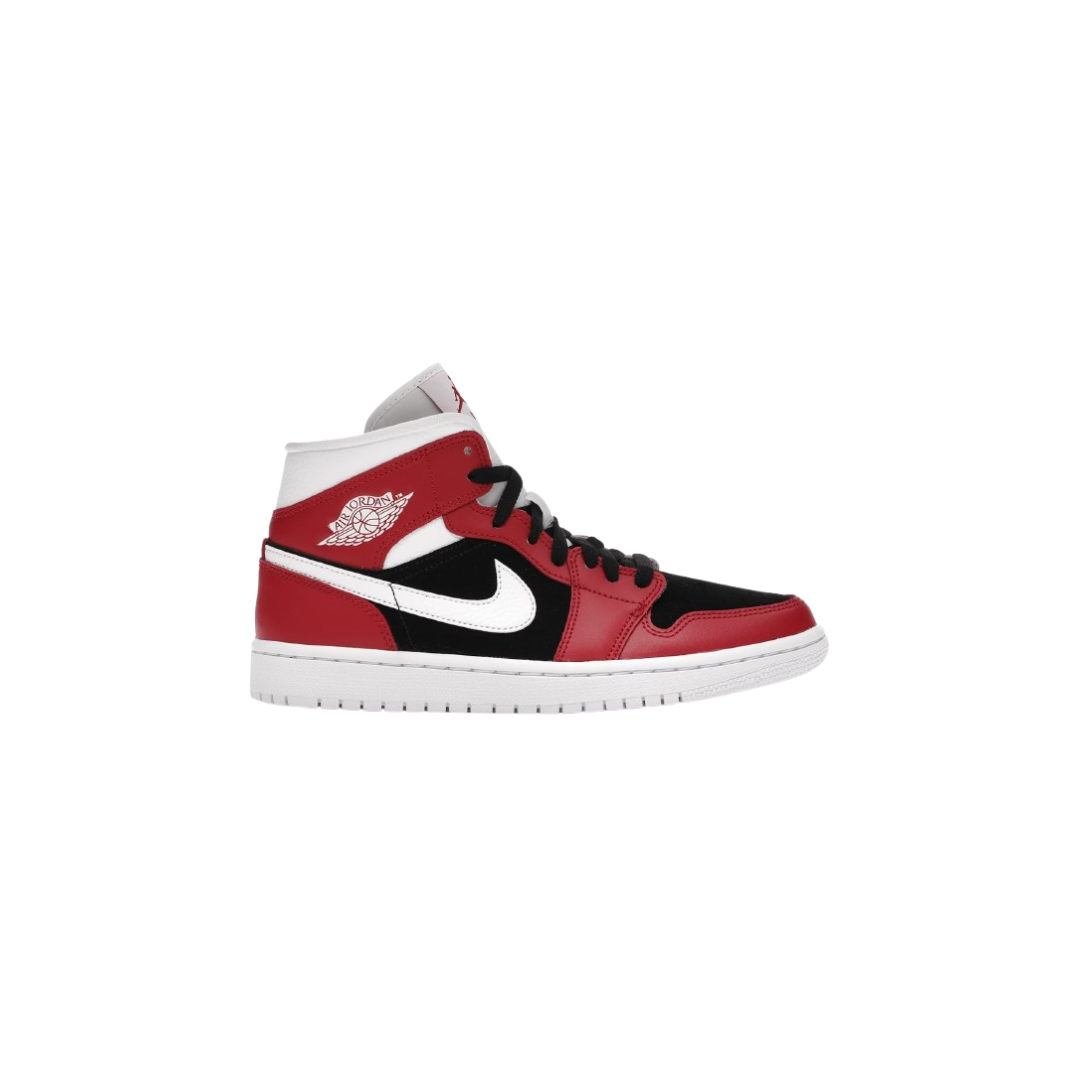 jordan 1 mid gym red black