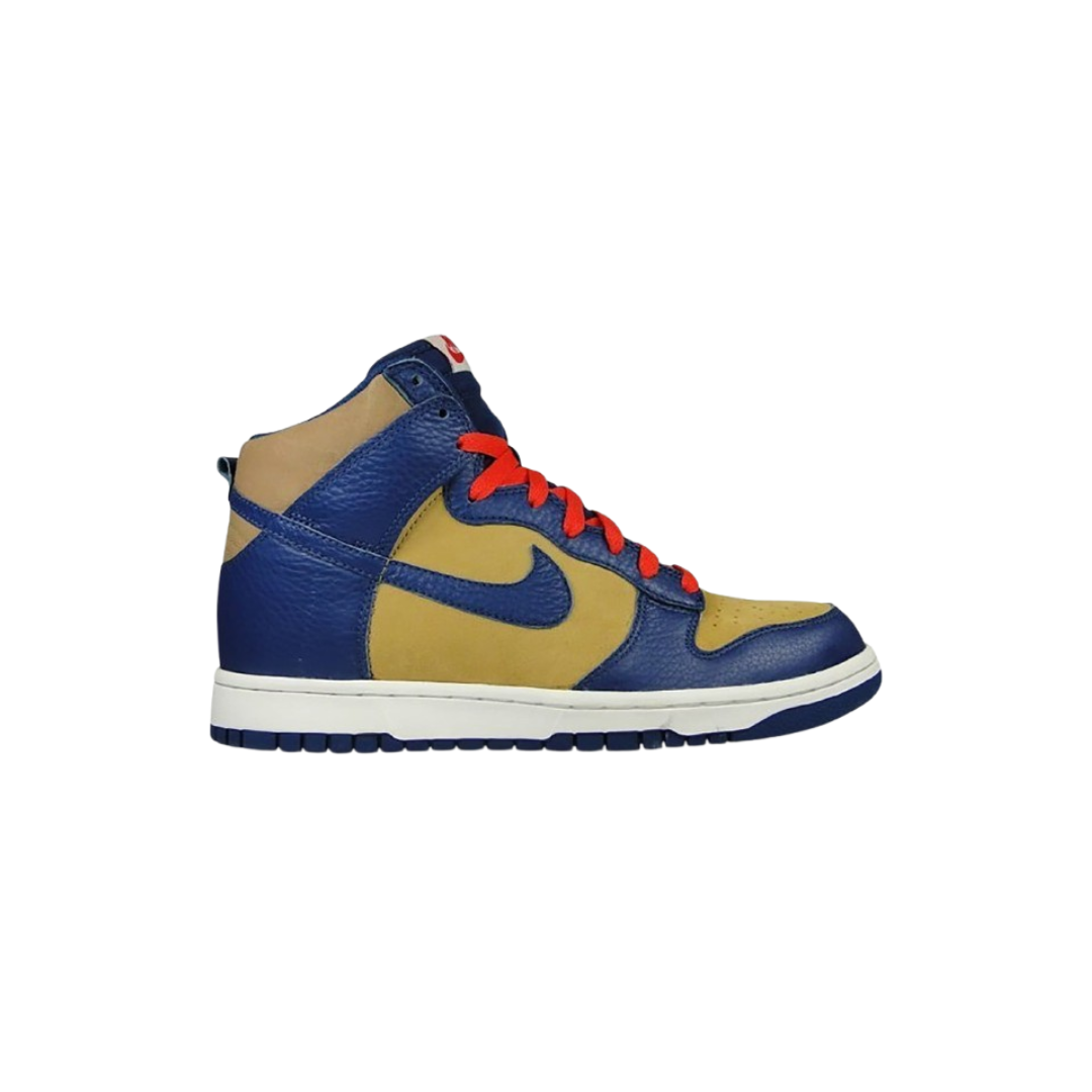 dunk high golden harvest meteor blue