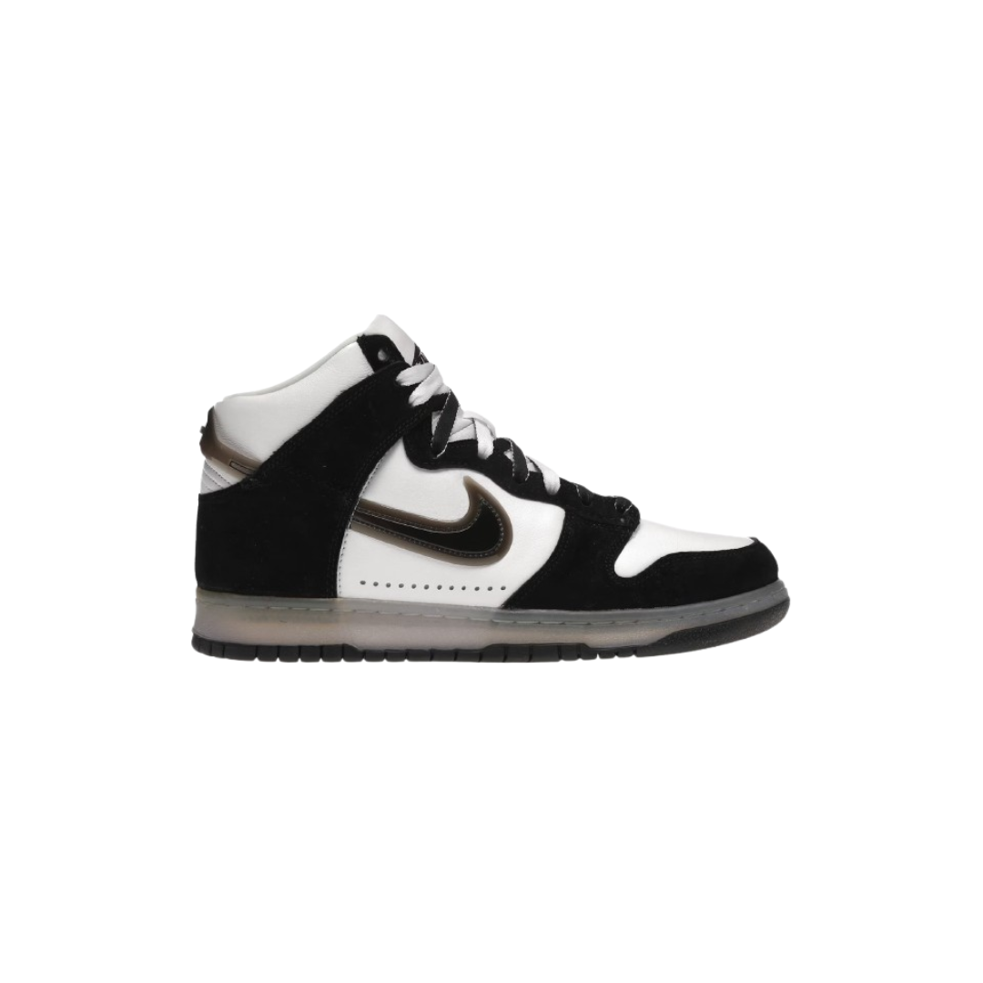 dunk high slamjam black white