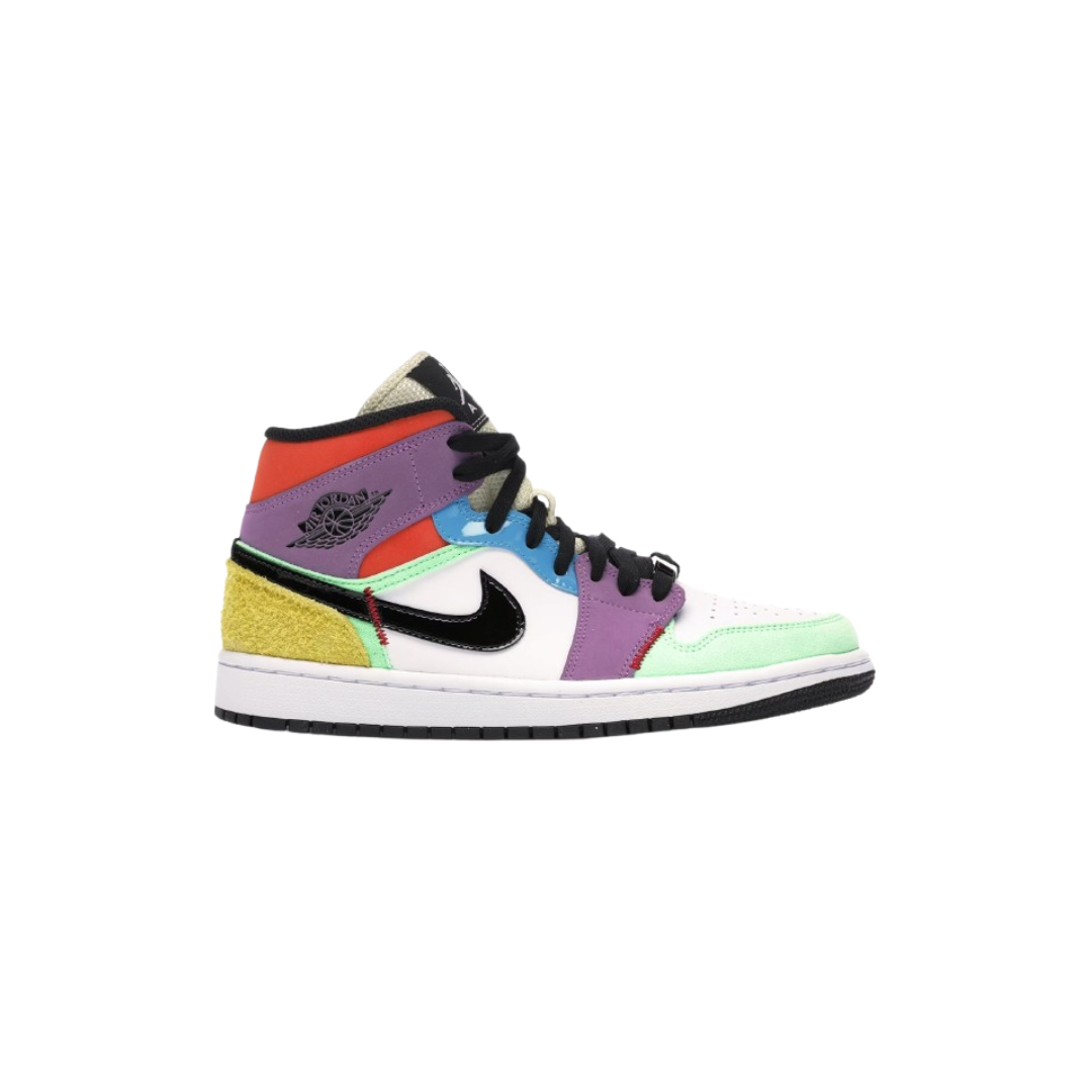 jordan 1 mid multicolor