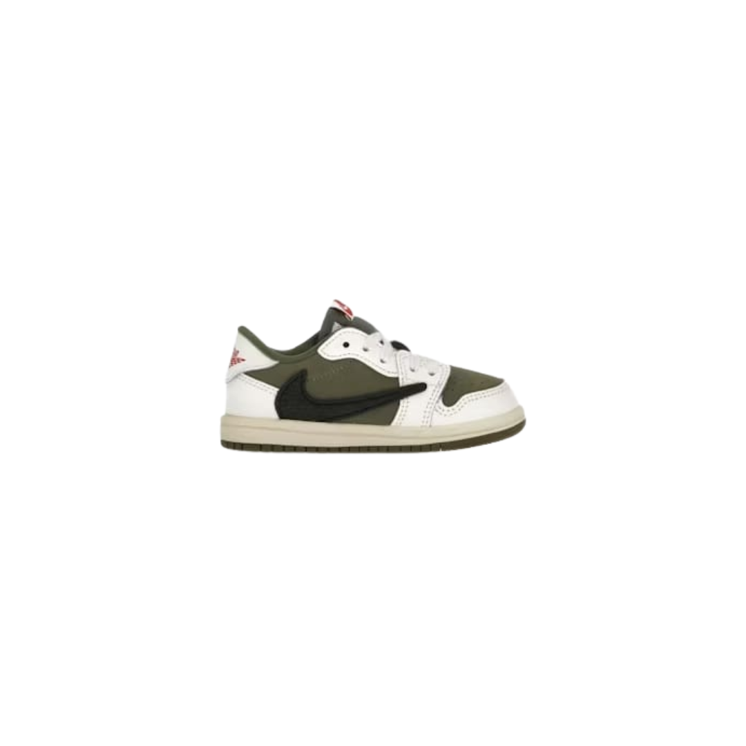 jordan 1 low x travis scott medium olive (td)