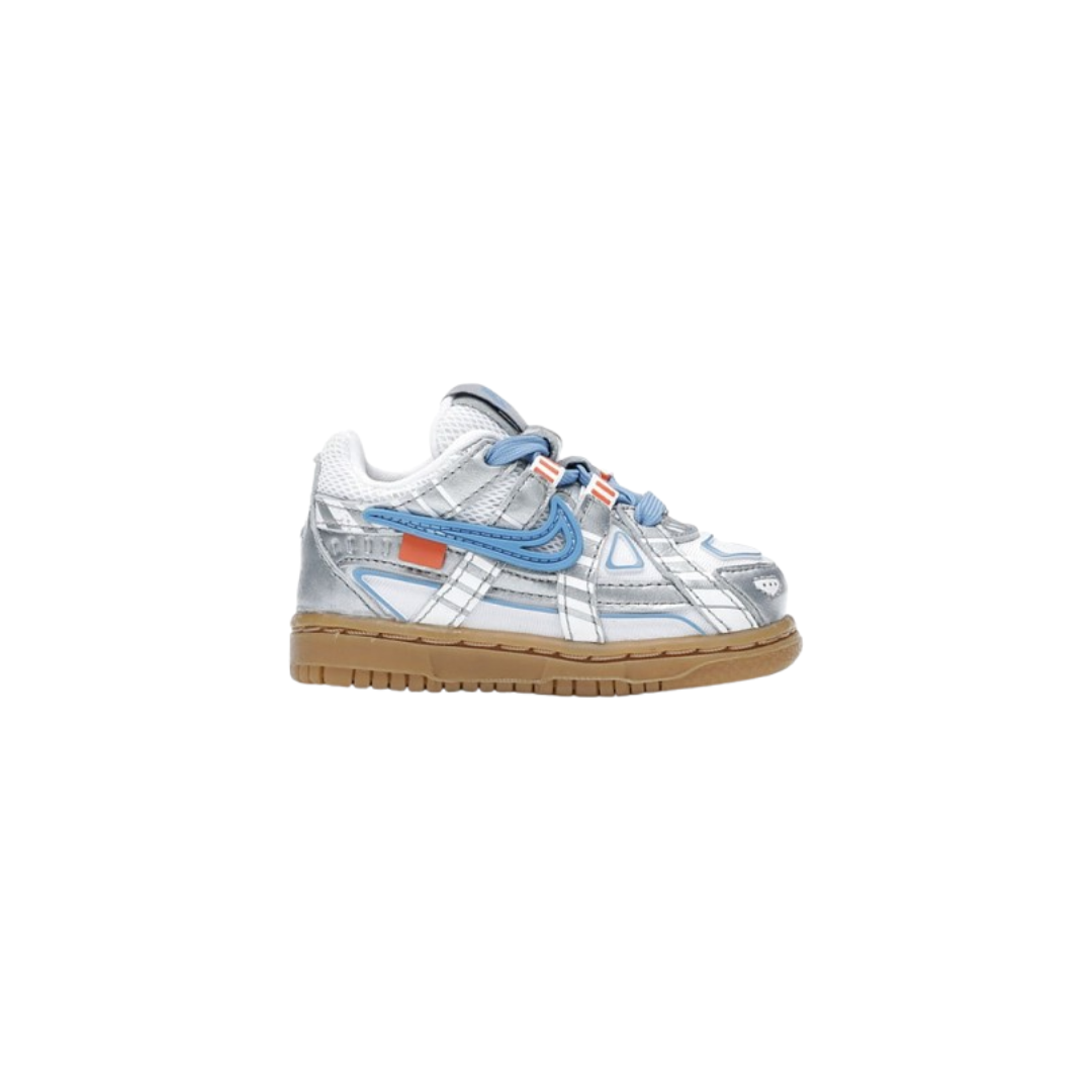 air rubber dunk x off-white university blue (td)