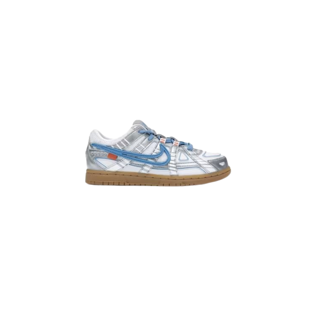 air rubber dunk x off-white university blue (ps)