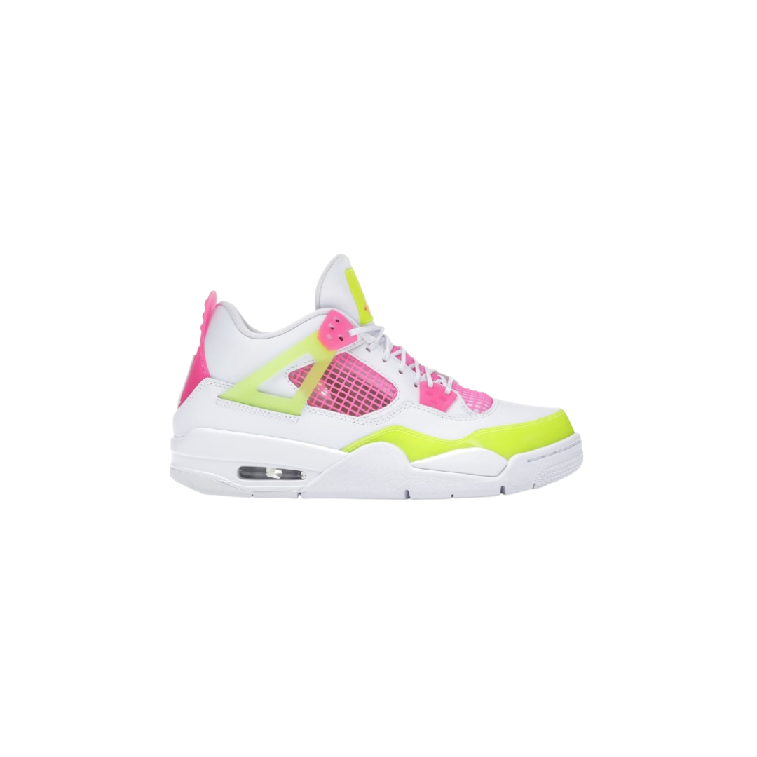 jordan 4 white lemon pink