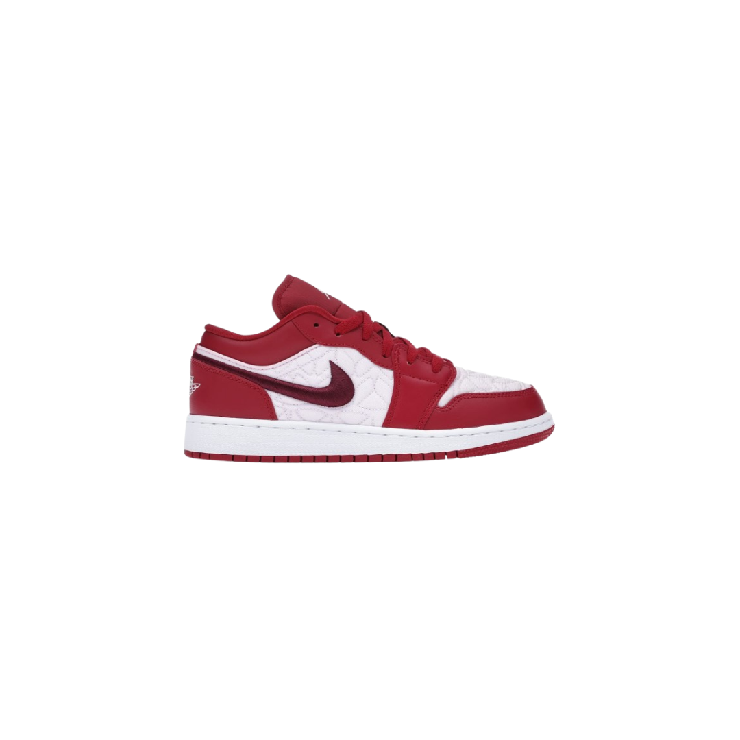 jordan 1 low red quilt