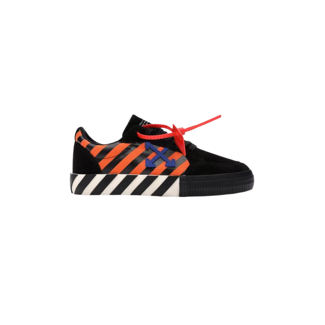 off-white vulc low black orange