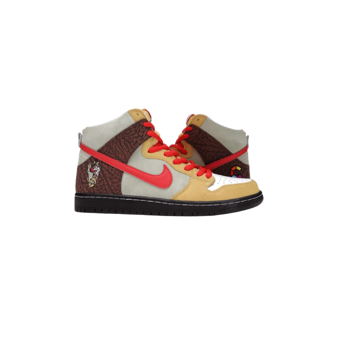 dunk high sb x color skates kebab & destroy