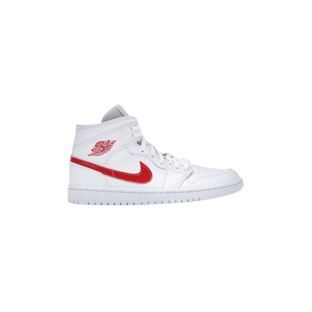 jordan 1 white university red