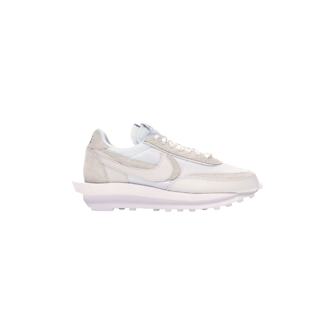 nike waffle x sacai nylon white