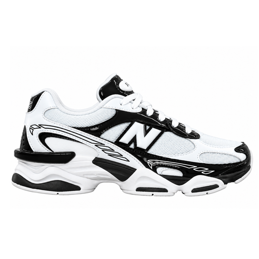 New Balance 9060R White Black Patent